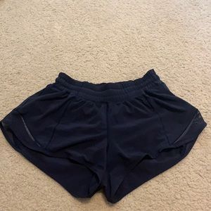 Lululemon Hotty Hot Shorts Navy Blue
